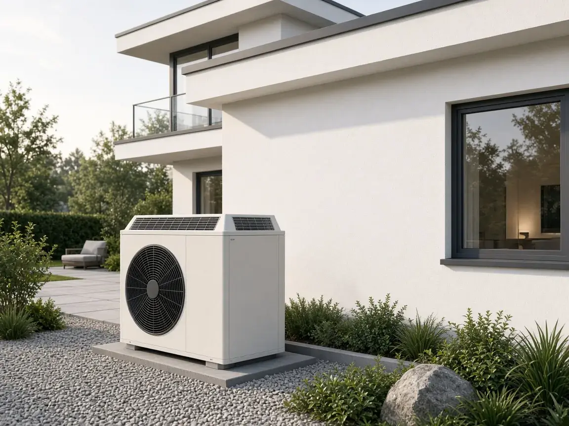 Casa com produção de energia renovável